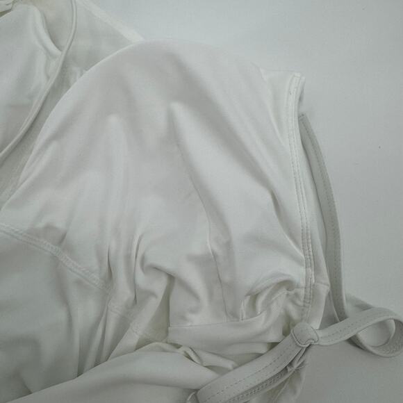 Joylab Women's Large White Sleeveless Mini Dress Drop Waist Activewear Athletic - Picture 8 of 10